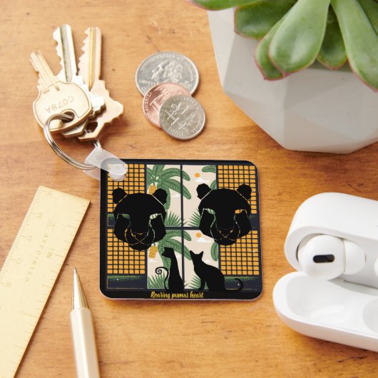 ローアリングパマスハート キーホルダー (デスク)