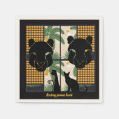 ローアリングパマスハート スタンダードカクテルナプキン (正面)