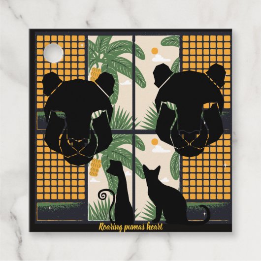 ローアリングパマスハート フェイバータグ (正面)