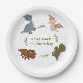 ローアリングファースト誕生祝い ペーパープレート (正面)