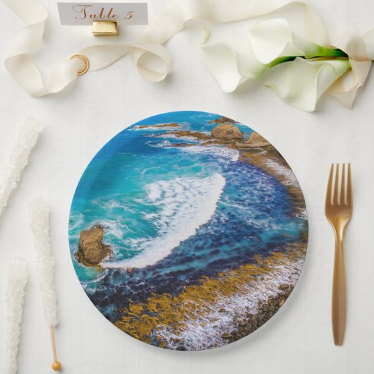 ローアリングベイアットナゲット ペーパープレート (ウェディング)