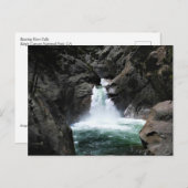 ローアリングリバー滝、キングズキャニオン、カリフォルニア州 ポストカード (正面/裏面)