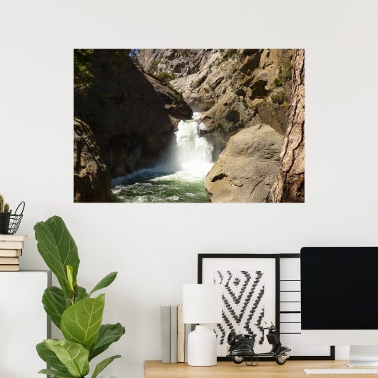 ローアリングリバー秋アットキングスキャニオン国立公園 ポスター (ホームオフィス)