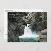 ローアリングリバー秋、キングズキャニオン、CAポストカード ポストカード (正面/裏面)