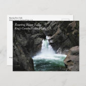 ローアリングリバー秋、キングズキャニオン、CAポストカード ポストカード (正面/裏面)