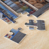 ローアーマンハッタンモーニングNYCブレックファーストベーゲルカート ジグソーパズル (側面)