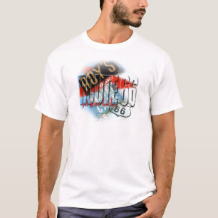 ローイのカフェのモーテル-ルート66 Tシャツ