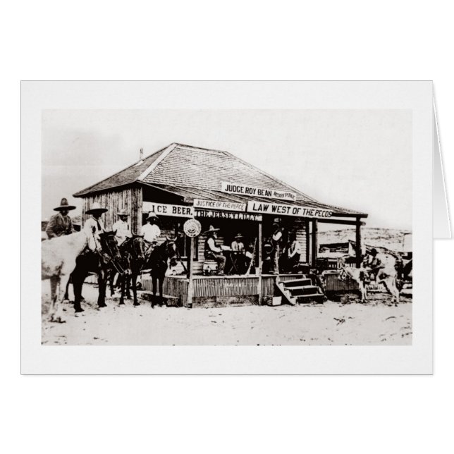 ローイの豆のヴィンテージの野生の西を判断して下さい (正面横)