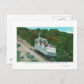 ローインクライン山ケーブルカーのビュー ポストカード (正面/裏面)