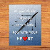 ローイングやる気を起こさせる引用文ブルー ジグソーパズル