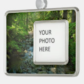 ローイングウォータークリークアットホテルレイニエ山国立公園 シルバープレートフレームオーナメント (左)