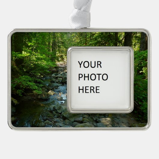 ローイングウォータークリークアットホテルレイニエ山国立公園 シルバープレートフレームオーナメント (正面)