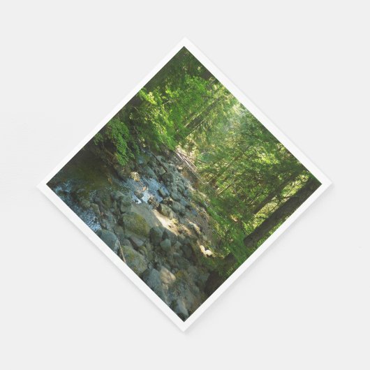 ローイングウォータークリークアットホテルレイニエ山国立公園 スタンダードランチョンナプキン (角)