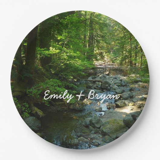 ローイングウォータークリークアットホテルレイニエ山国立公園 ペーパープレート (正面)