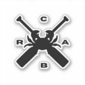 ローイングカニのシール シール (正面)