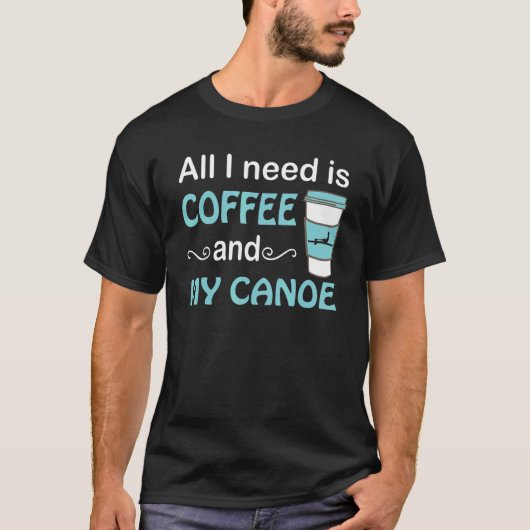 ローイングカヤックコーヒーカヌー Tシャツ (正面)