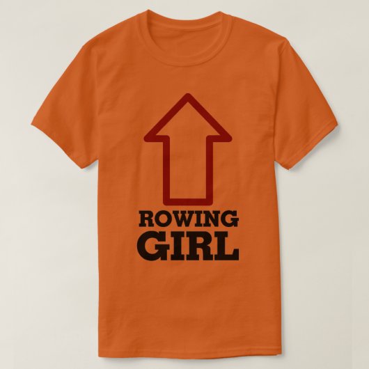 ローイングガールシャツ2 Tシャツ (デザイン正面)