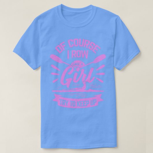 ローイングガールローワーギフト Tシャツ (デザイン正面)