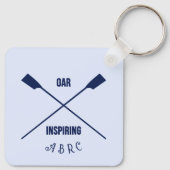 ローイングキーチェーン交差オールイニシャル キーホルダー (裏面)