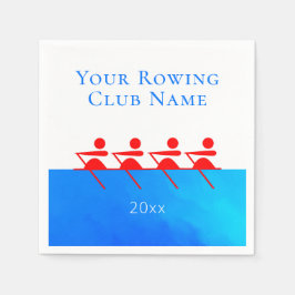 ローイングクパーソナライズされたラブチームペーパーナプキン スタンダードカクテルナプキン