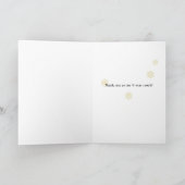 ローイングコーチのクリスマス休暇のカスタム挨拶 シーズンカード (内部)