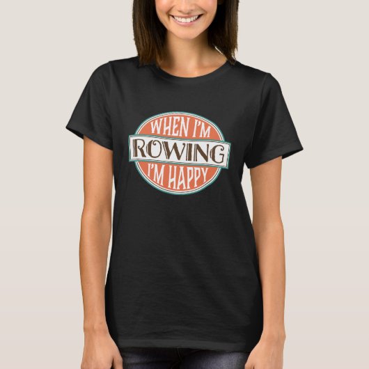 ローイングスポーツクルー競技用ローワーギフトティー Tシャツ (正面)
