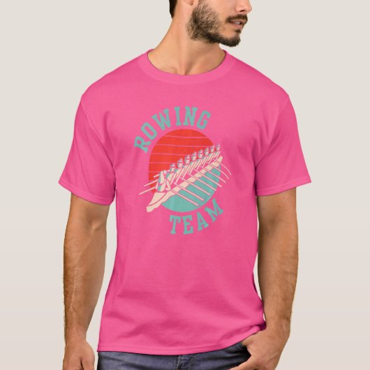 ローイングチーム行スポーツクルーワー Tシャツ (正面)
