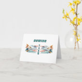 ローイングチーム3 – ボートデザイン カード (黄色い花)