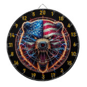 ローイングベアーオブアメリカンプライド ダーツボード (正面)