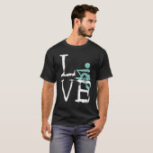 ローイングマシンラブローイングマシン水アスリートS Tシャツ (正面フル)