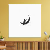 「ローイングムーン」キャンバス印刷 キャンバスプリント (インサイチュ (リビング))