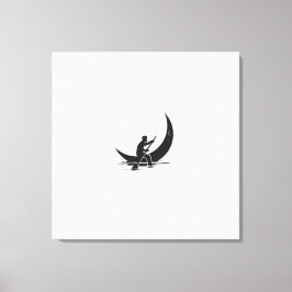 「ローイングムーン」キャンバス印刷 キャンバスプリント