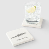 ローイングローワーズクルーのチームウォータースポーツ ストーンコースター (横)