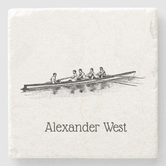 ローイングローワーズクルーのチームウォータースポーツ ストーンコースター (正面)