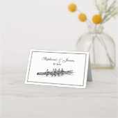 ローイングローワーズクルーのチームウォータースポーツ プレイスカード (正面)