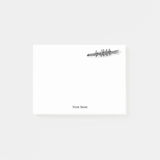 ローイングローワーズクルーのチームウォータースポーツ ポストイット (正面)