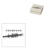 ローイングローワーズクルーのチームウォータースポーツ ラバースタンプ (押印)