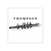 ローイングローワーズクルーのチームウォータースポーツ ラバースタンプ (インプリント)