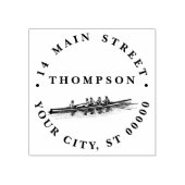 ローイングローワーズクルーのチームウォータースポーツ ラバースタンプ (インプリント)