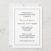 ローイングローワーズクルーのチームウォータースポーツ 招待状 (裏面)