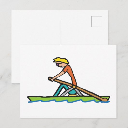 ローイング ポストカード (正面/裏面)