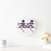 ローイング ラウンド壁時計 (ホーム)
