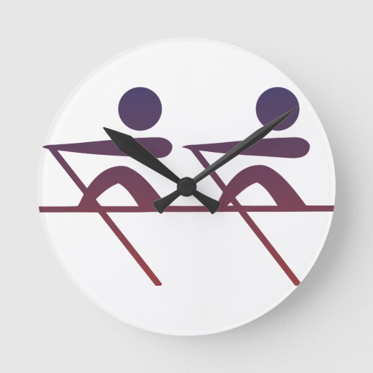 ローイング ラウンド壁時計 (正面)