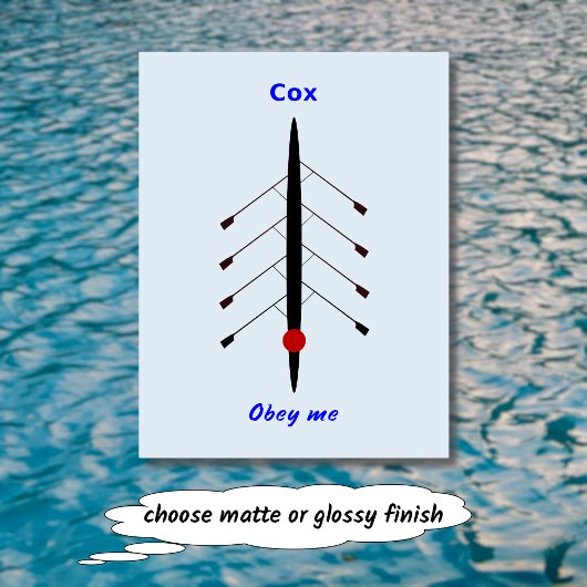 ローイングcoxは私のスポーツに従う ポストカード