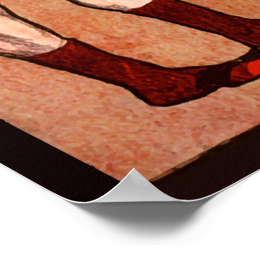 ローイングCoxヴィンテージスポーツローワーズローイングボート列 ポスター (角)