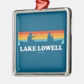 ローウェルアイダホカヌー湖 メタルオーナメント (左)