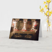 「ローウェルイン鏡」お祝いカード カード (黄色い花)