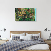 ローウェー山の斜面カリフォルニア州ローエ キャンバスプリント (インサイチュ (寝室))