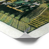 ローウェー山の斜面カリフォルニア州ローエ ポスター (角)