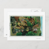 ローウェー山の斜面カリフォルニア州ローエ ポストカード (正面/裏面)